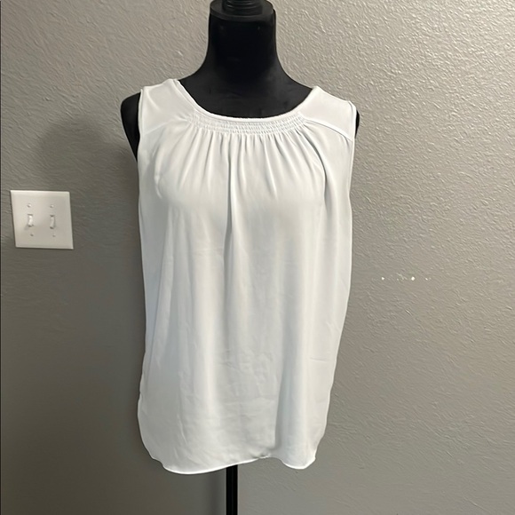 Loft Elegant White Sleeveless Top - Picture 1 of 7